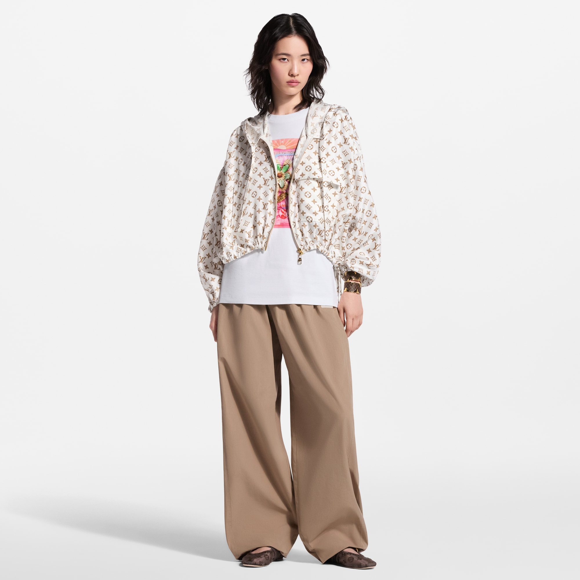 Woven Monogram Print Drawstring Jacket - Ready-to-Wear | LOUIS VUITTON